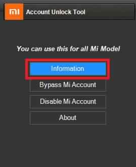 mi account unlock tool for pc